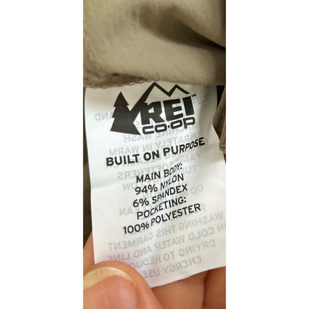 REI Co-op Sahara Convertible Pants Dark Beige Size 30/30 - Picture 12 of 12